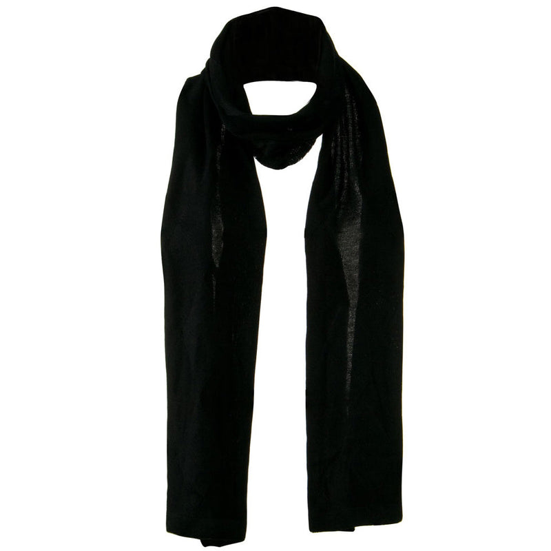 Flat Knit Solid Argyle Muffler