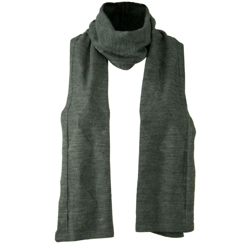 Flat Knit Solid Argyle Muffler