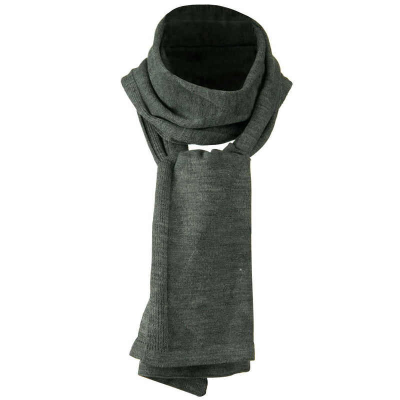 Flat Knit Solid Argyle Muffler