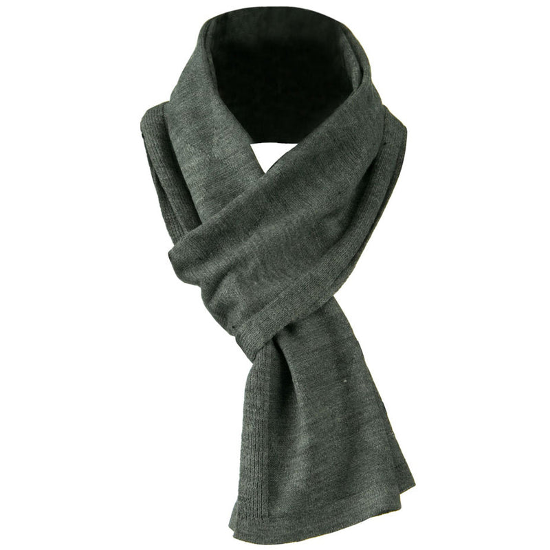 Flat Knit Solid Argyle Muffler