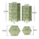 Outdoor Eliana Side Table Set - 2 Pieces
