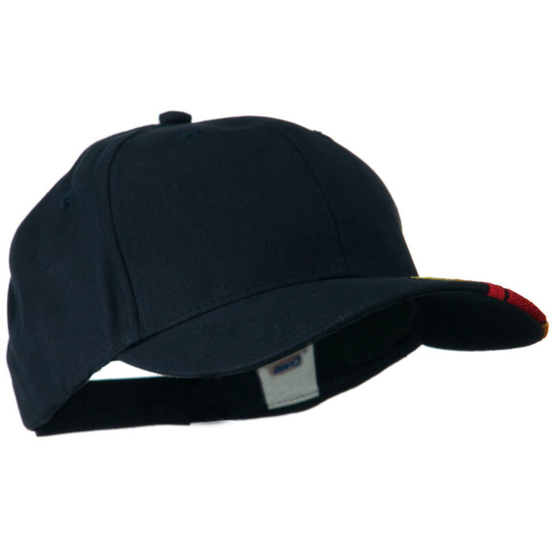 Brushed Cotton Embroidered Flame Logo Cap