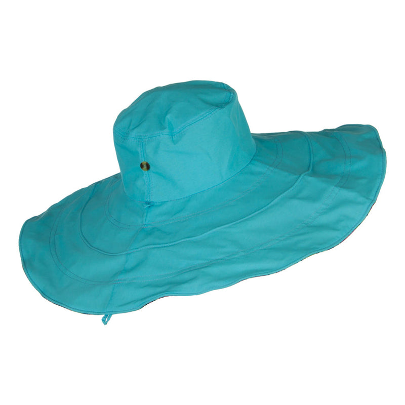 Floral Lining Crushable Wired Hat