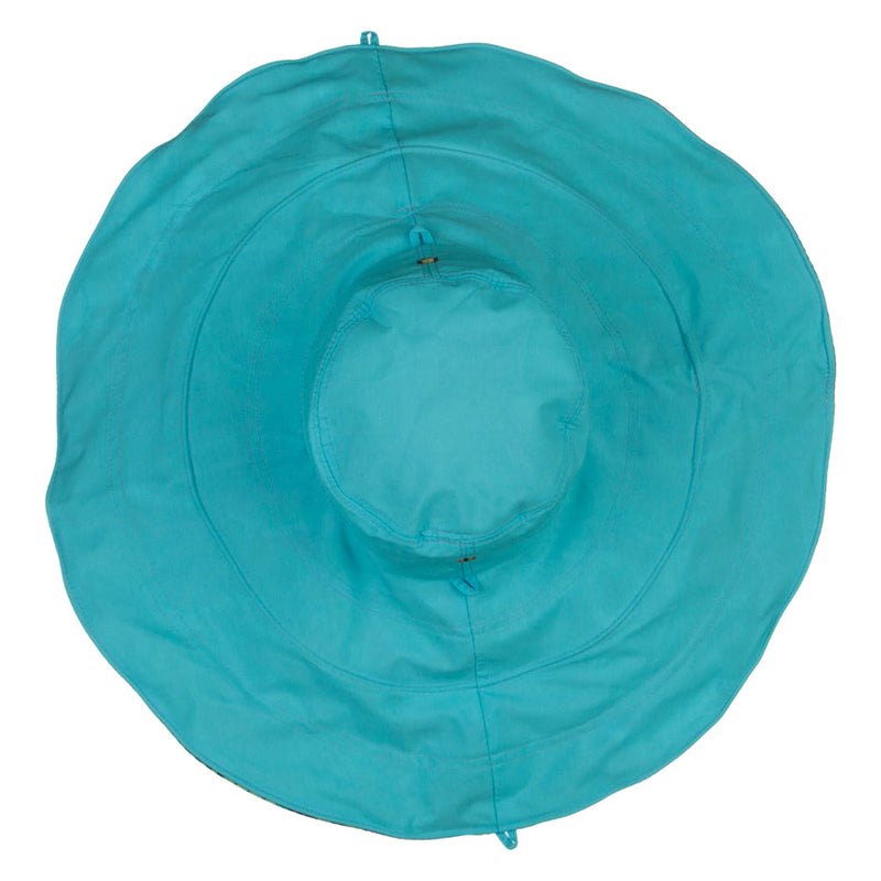 Floral Lining Crushable Wired Hat