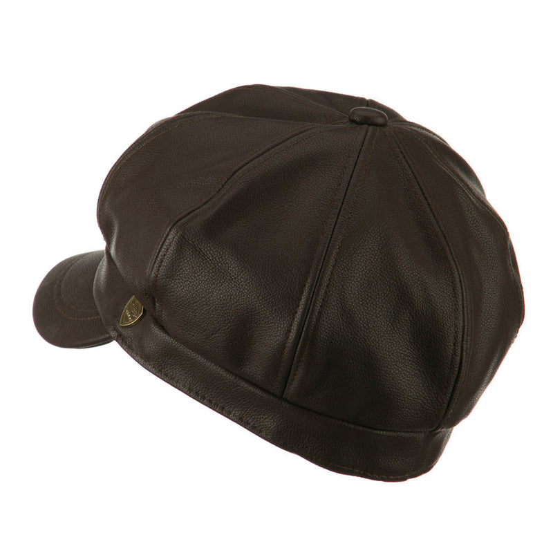 Faux Leather Spitfire Hat