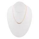 Flag It Marcasite and Bronze Necklace