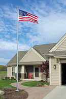 25’ Commercial-Grade Aluminum Flagpole 4-Section | Made in USA, UPS Shippable by Flagman of America