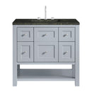 James Martin Breckenridge 36" Single Bathroom Vanity, Serenity Blue