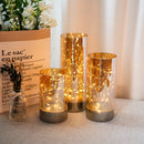 6/8/10inch High Battery Glass Decorative Lights（Set of 3） by JHY DESIGN