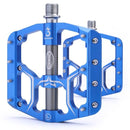 Flat Bike Pedals Road 3 Sealed Bearings Bicycle Pedals Mountain Bike Pedals Wide Platform Accessories Mountain Bike Pedals Pedals Bicycle Flat Pedals Aluminum Sealed Bearing Lightweight Platform For Road Mountain