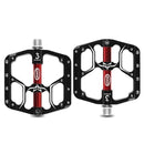 Flat Bike Pedals Road 3 Sealed Bearings Bicycle Pedals Mountain Bike Pedals Wide Platform Accessories Mountain Bike Pedals Pedals Bicycle Flat Pedals Aluminum Sealed Bearing Lightweight Platform For Road Mountain
