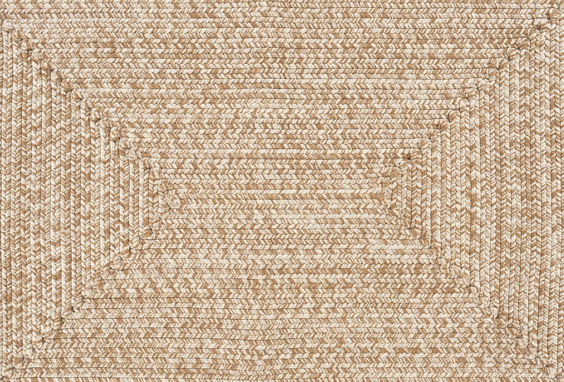 Cream Braided Faux Jute Rug