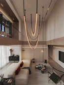 GobekUsa Flex Leather Belt LED Chandelier Light