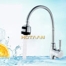 GobekUsa Brass Kitchen Mixer Faucet Single Hole Hot Cold Water Tap
