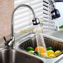 GobekUsa Brass Kitchen Mixer Faucet Single Hole Hot Cold Water Tap