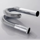 Flexible chrome brass siphon sink drain pipe kitchen water tube by Decorbites