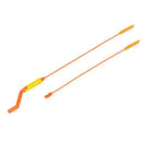 Flexible orange & yellow drain cleaner brush kitchen clog remover by Decorbites