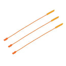 Flexible orange & yellow drain cleaner brush kitchen hair remover by Decorbites