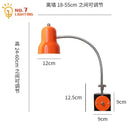 GobekUsa Adjustable LED Desk Lamp Red/Orange/Black E27 - Studio Bedside Reading Light
