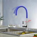 GobekUsa 360° Silica Gel Nose Kitchen Faucet Cold Hot Water Mixer 1301R