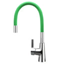 GobekUsa 360° Silica Gel Nose Kitchen Faucet Cold Hot Water Mixer 1301R