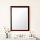 James Martin Glenbrooke 30" Mirror, Burnished Mahogany