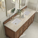 James Martin Lorelai 72" Double Bathroom Vanity, Mid-Century Walnut