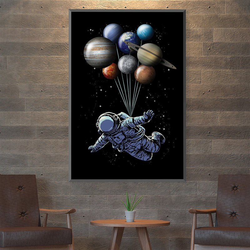 Floating In Space Canvas