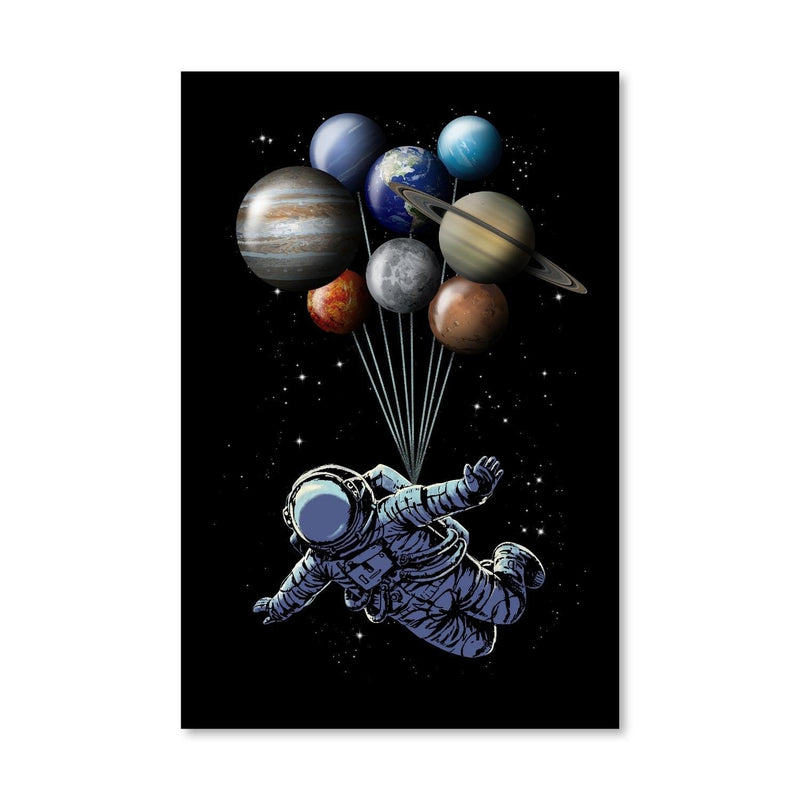 Floating In Space Canvas