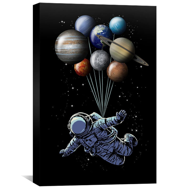 Floating In Space Canvas