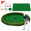 Floating Golf Green Oval Floating Chipping for Pool by LJGDeals
