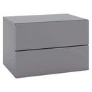 Floating Nightstand with Drawers and Storage Shelf by LJGDeals