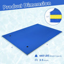 9' x 6' 3 Layer Floating Water Pad Foam Mat by LJGDeals