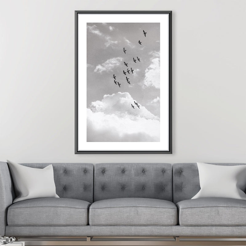 Flock Skies Canvas