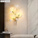 GobekUsa Flora - Modern Porcelain Leaves Wall Lights for Bedroom, living room Wall Decoration