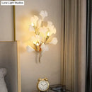 GobekUsa Flora - Modern Porcelain Leaves Wall Lights for Bedroom, living room Wall Decoration