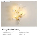 GobekUsa Flora - Modern Porcelain Leaves Wall Lights for Bedroom, living room Wall Decoration