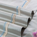 GobekUsa 200S Embroidered Egyptian Cotton Bedding Set Queen King Sheets Duvet Cover