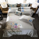 GobekUsa 200S Embroidered Egyptian Cotton Bedding Set Queen King Sheets Duvet Cover