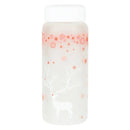 Floral and elk frosted glass water bottle set – kitchen drinkware by Decorbites