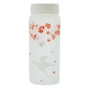 Floral and elk frosted glass water bottle set – kitchen drinkware by Decorbites