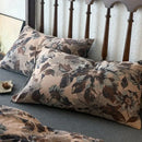 GobekUsa 100% Cotton Double-Layer Floral Jacquard Duvet Cover Set