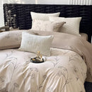 GobekUsa Egyptian Cotton Bedding Set: Queen King Ru Size Print Duvet Cover Sheet Pillowcase