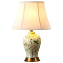 GobekUsa Ceramic Vase Table Lamp: Elegant Bedroom & Living Room Night Light