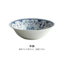 GobekUsa Blue-and-White Ceramic Dining Set