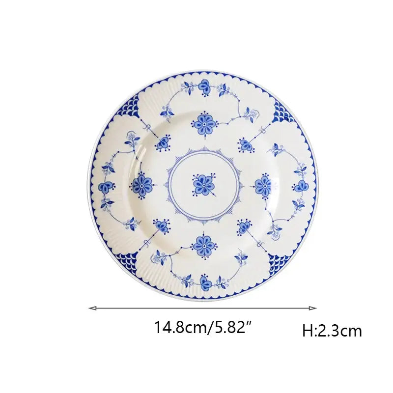 GobekUsa Ceramic Dinner Plate - Elegant Steak & Salad Plate, photo 8 of 14