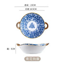 GobekUsa Ceramic Double Ear Ramen Soup Bowl