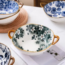 GobekUsa Ceramic Double Ear Ramen Soup Bowl