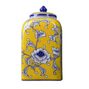GobekUsa Blue White Porcelain General Jar Flower Vase Crafts Home Decor Jar
