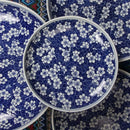 GobekUsa Blue and White Porcelain Serving Plate - Elegant Chinese Tableware for Spaghetti, Roast Turkey, and More